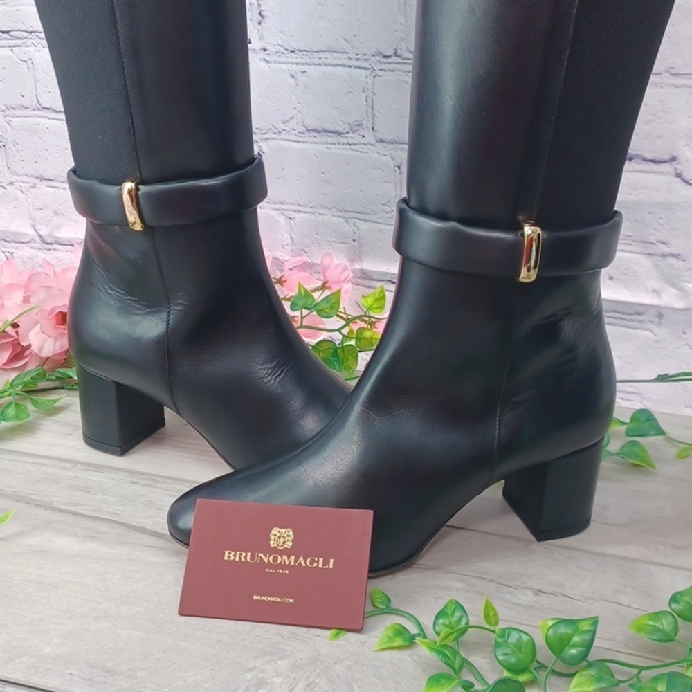 Bruno Magli Paula Stretch Dress Boots Nib